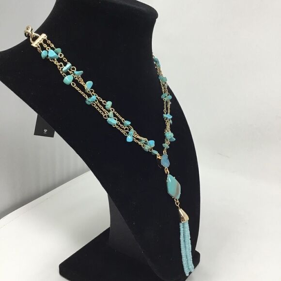 BaubleBar Marija Beaded Tassel Y-Necklace (G2) - Picture 4 of 6